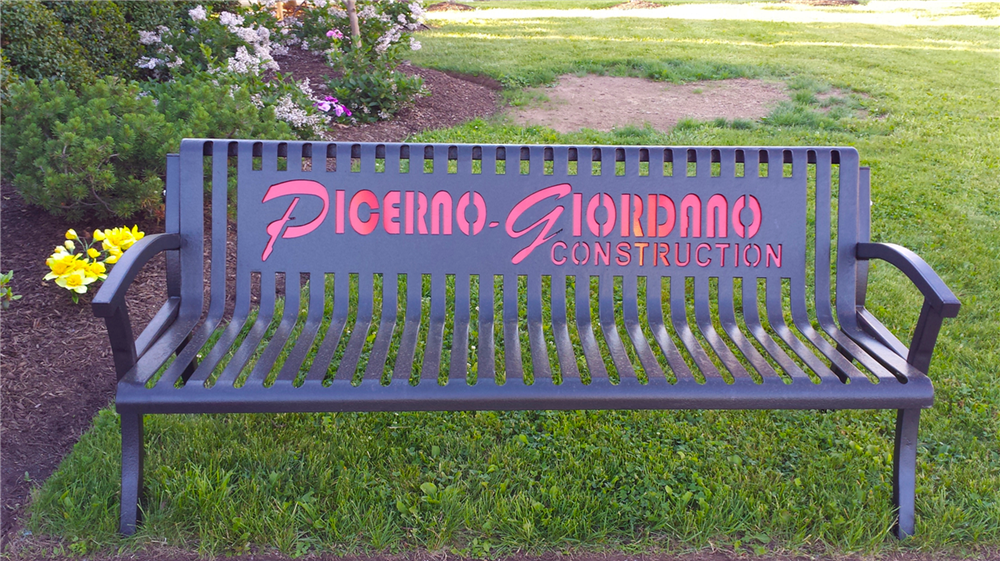 Custom Logo Commercial Bench